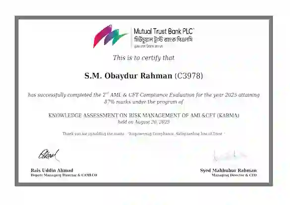 AML & CFT Compliance Evaluation 2025 — 1